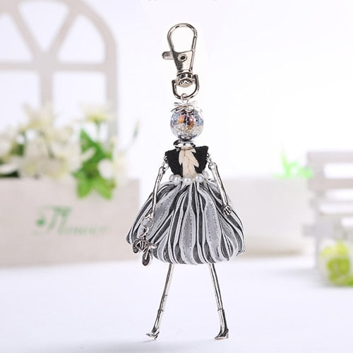 Handmade Doll baby cute Women keychain Car Pendant