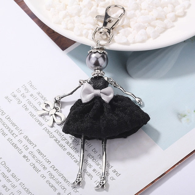 Handmade Doll baby cute Women keychain Car Pendant