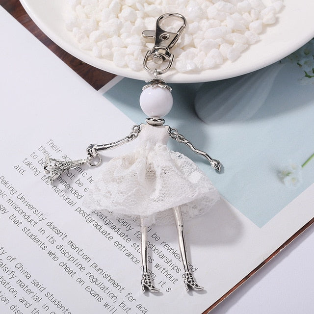 Handmade Doll baby cute Women keychain Car Pendant