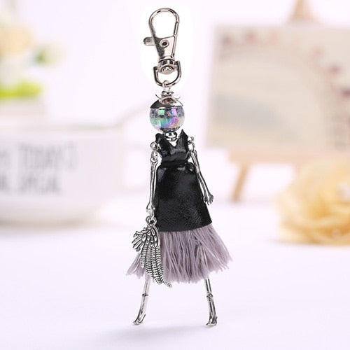 Handmade Doll baby cute Women keychain Car Pendant