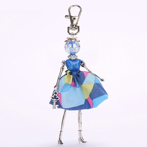 Handmade Doll baby cute Women keychain Car Pendant