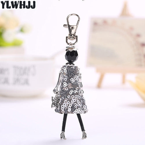 Handmade Doll baby cute Women keychain Car Pendant