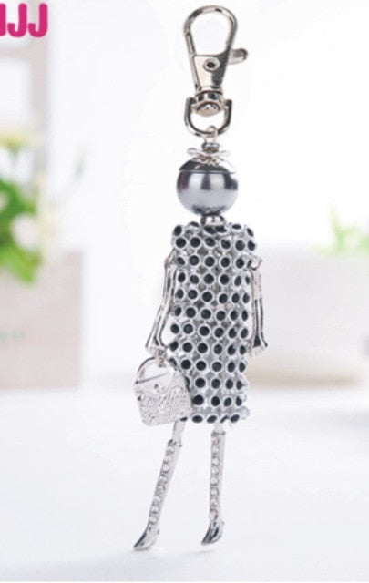 Handmade Doll baby cute Women keychain Car Pendant