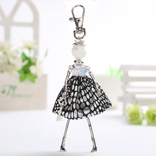 Handmade Doll baby cute Women keychain Car Pendant