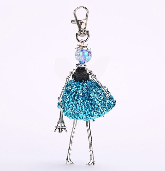 Handmade Doll baby cute Women keychain Car Pendant