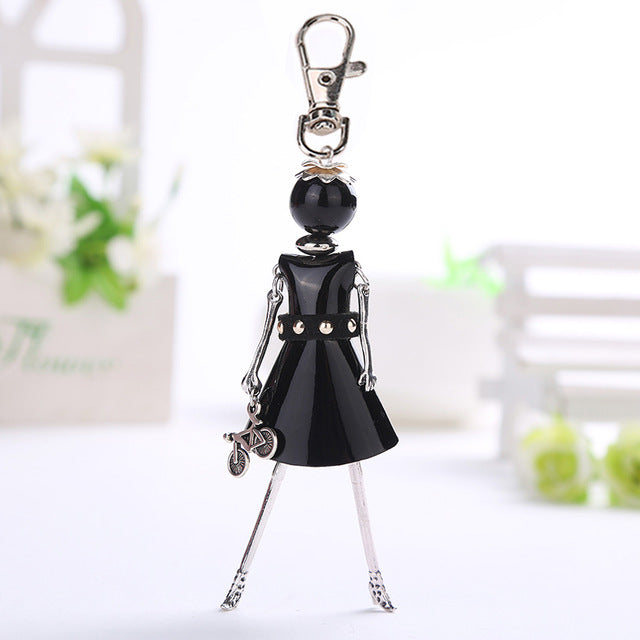 Handmade Doll baby cute Women keychain Car Pendant