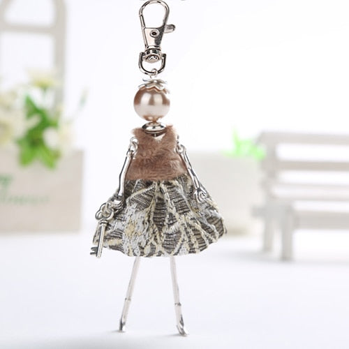 Handmade Doll baby cute Women keychain Car Pendant