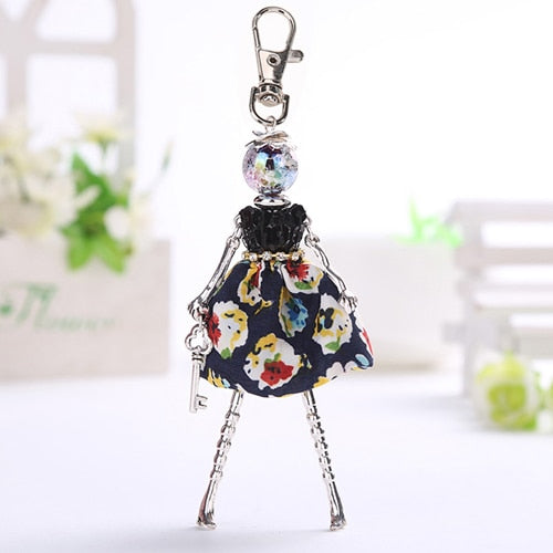 Handmade Doll baby cute Women keychain Car Pendant