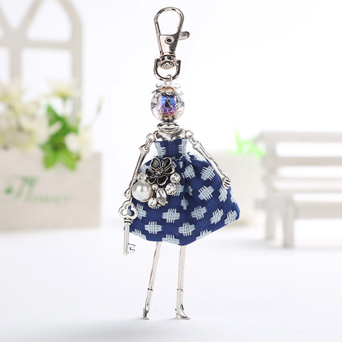 Handmade Doll baby cute Women keychain Car Pendant