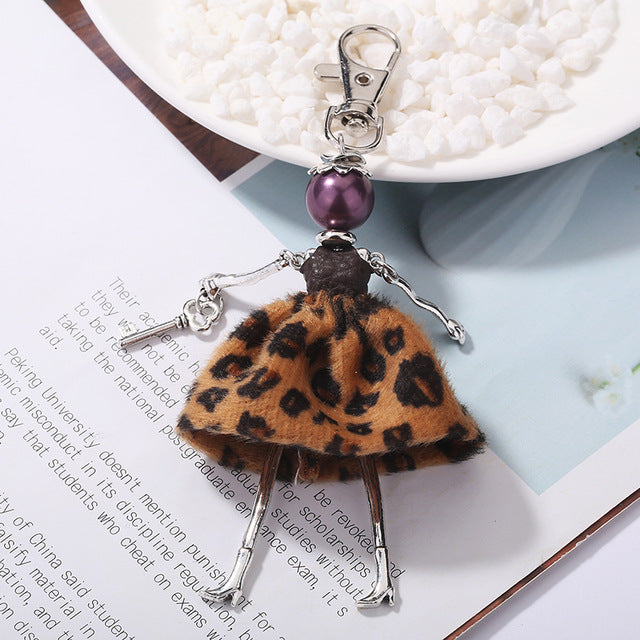 Handmade Doll baby cute Women keychain Car Pendant