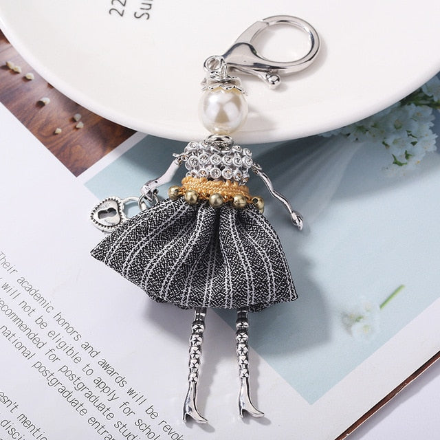 Handmade Doll baby cute Women keychain Car Pendant