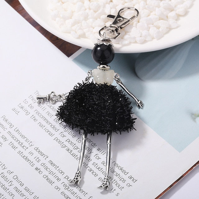 Handmade Doll baby cute Women keychain Car Pendant