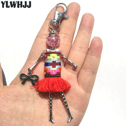 Handmade Doll baby cute Women keychain Car Pendant