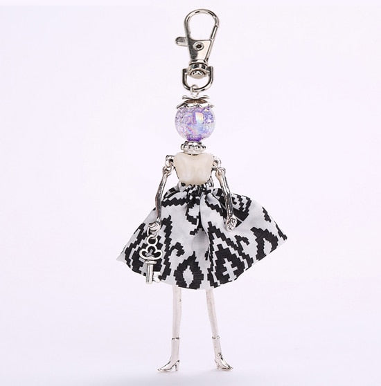 Handmade Doll baby cute Women keychain Car Pendant