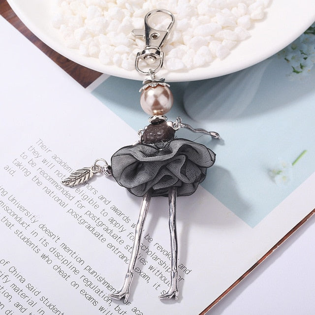 Handmade Doll baby cute Women keychain Car Pendant