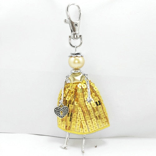 Handmade Doll baby cute Women keychain Car Pendant