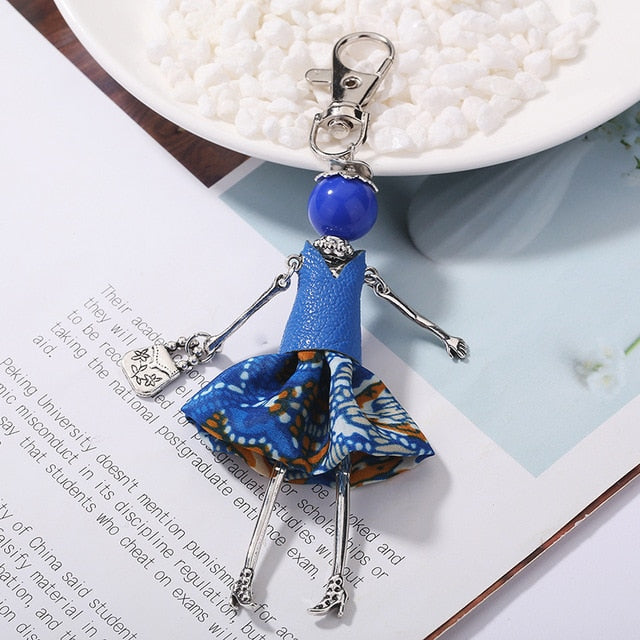 Handmade Doll baby cute Women keychain Car Pendant