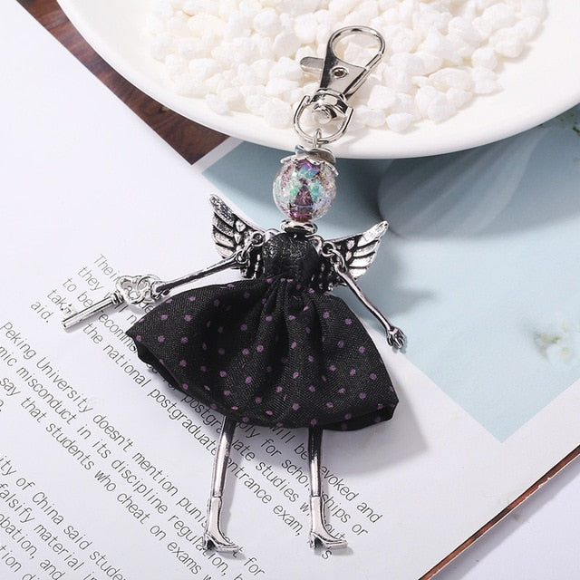 Handmade Doll baby cute Women keychain Car Pendant