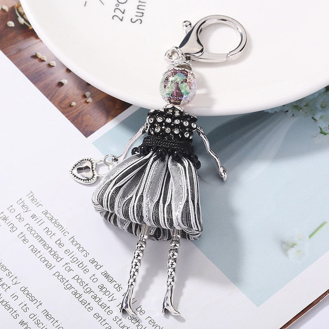 Handmade Doll baby cute Women keychain Car Pendant