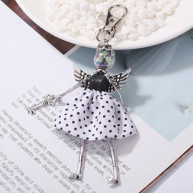 Handmade Doll baby cute Women keychain Car Pendant