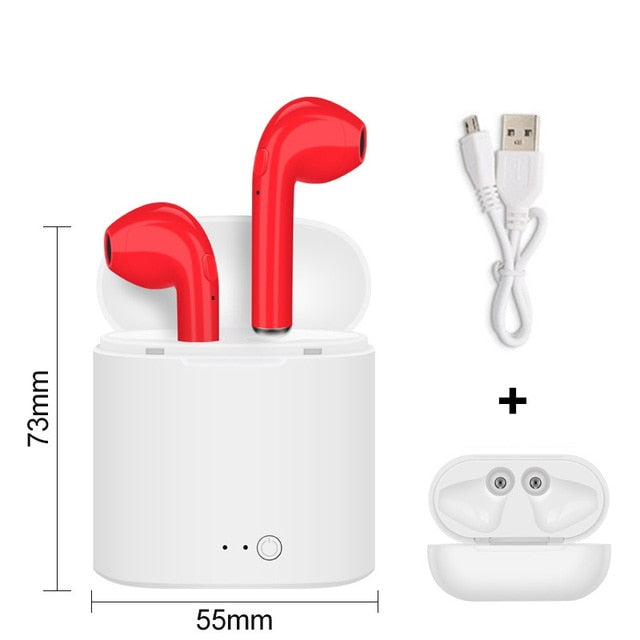 Sport Earbuds Headset With Mic Earpiece