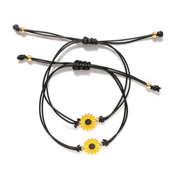 Fashion Sunflower Wish Bracelet