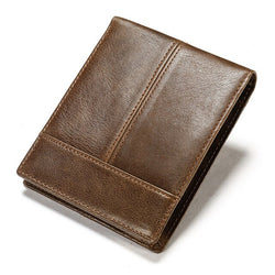 Genuine leather purse for men credit card holder