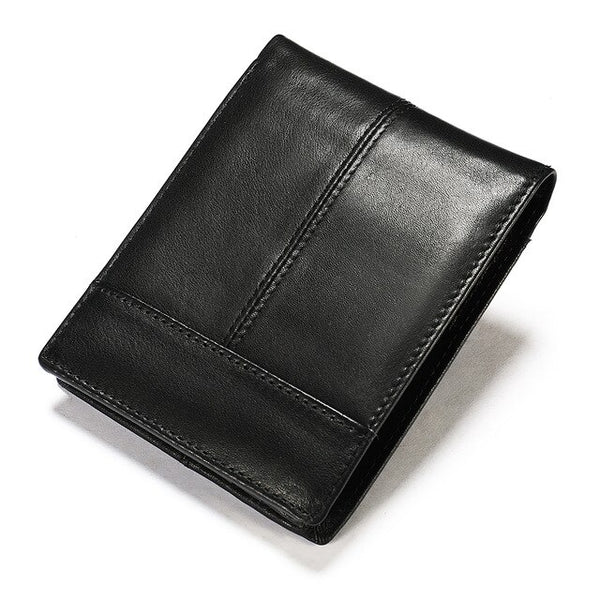 Genuine leather purse for men credit card holder